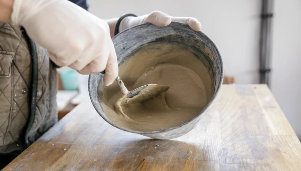 Formbau und Serienfertigung der RheinGold und RheinPur Kacheln aus Beton durch den Designer Alexander Skowronski im Auftrag von der Werbeagentur Lehn.Stein.